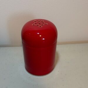 Red Fiestaware Cheese Shaker